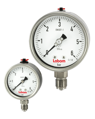 BOURDON TUBE PRESSURE GAUGE NS 63/ 100 – BA5100 ECONOMIC image